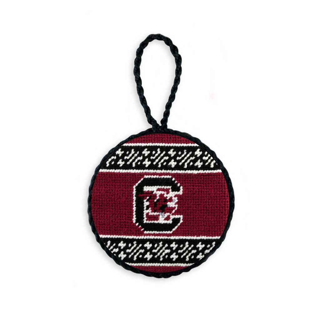 Smathers & Branson South Carolina Fairisle Needlepoint Ornament