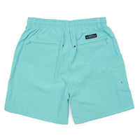 YOUTH Dockside Swim Trunk in Aqua Blue by Southern Marsh - Country Club Prep