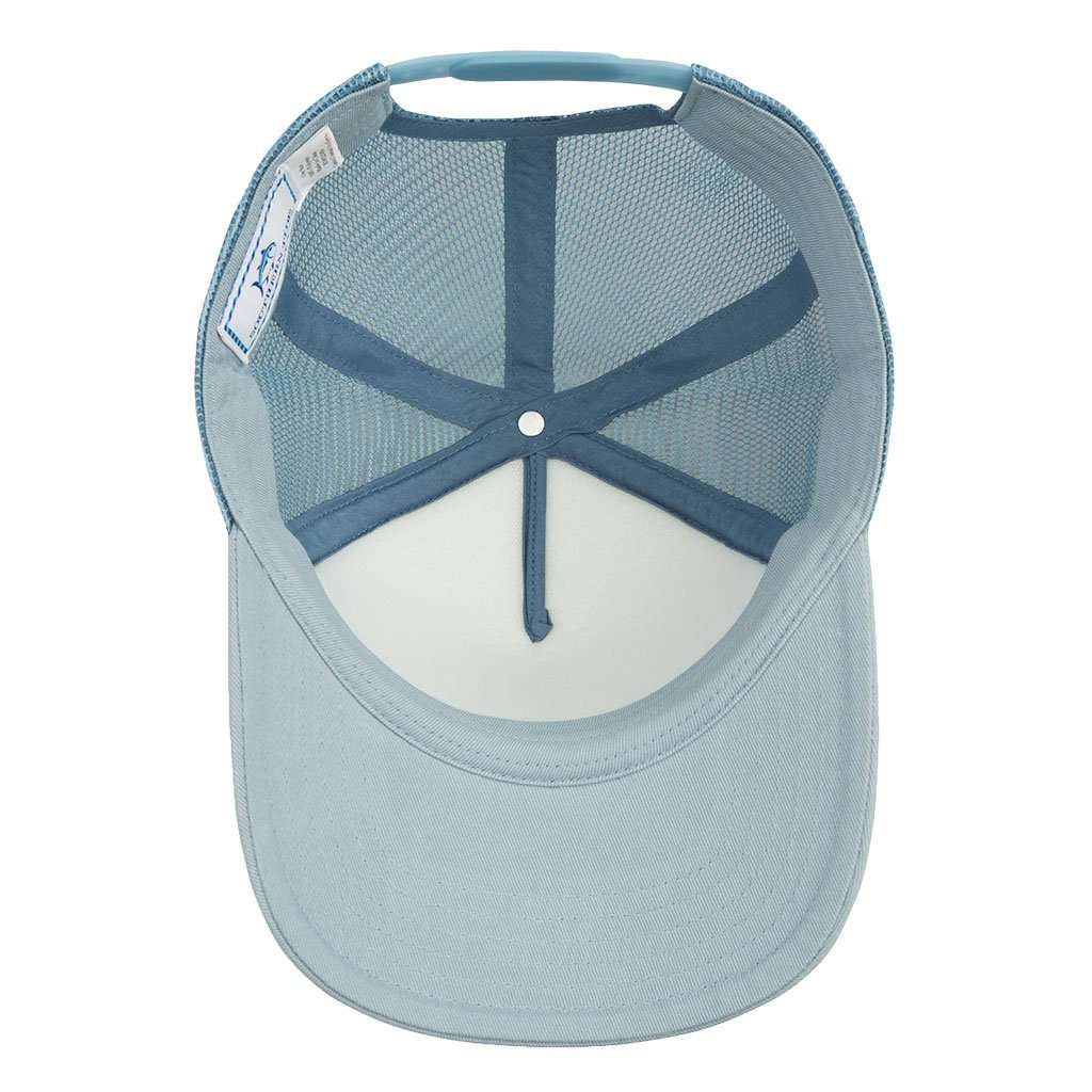 Tarpon Foam Trucker Hat in Grey by Southern Tide - Country Club Prep