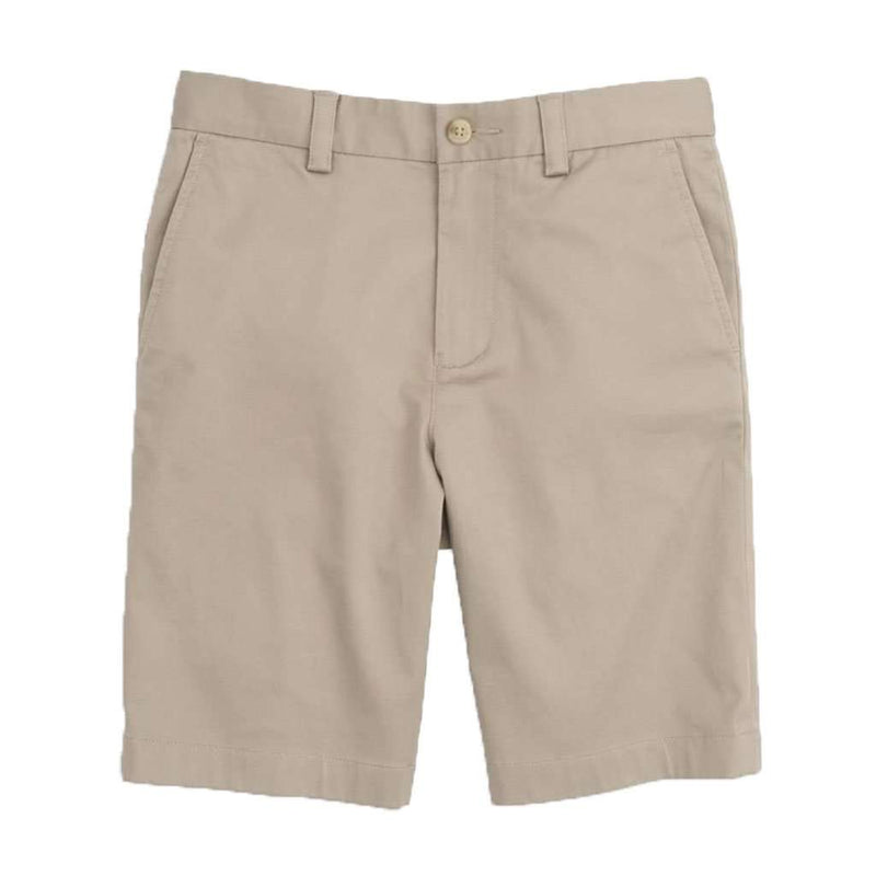 Youth Channel Marker Shorts in Sandstone Khaki by Southern Tide - Country Club Prep