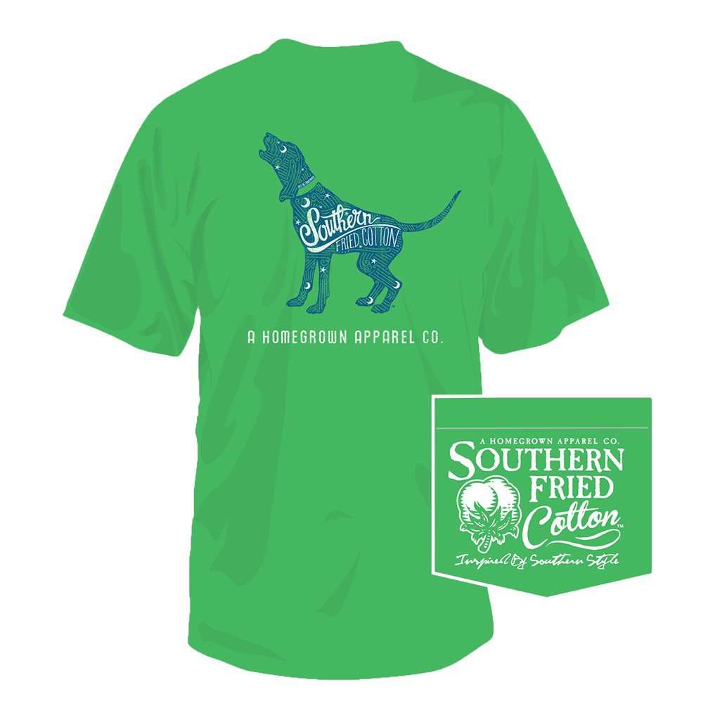 Goodnight Hound Tee in Spring Green by Southern Fried Cotton - Country Club Prep