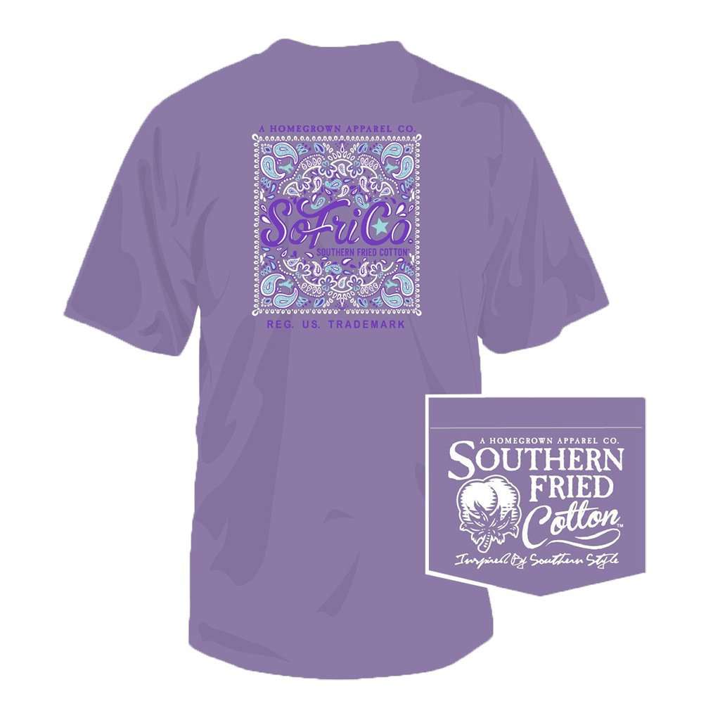 Pretty in Paisley Tee in Violet Sugar by Southern Fried Cotton - Country Club Prep