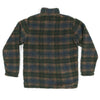 Andover Plaid Sherpa Pullover in Navy & Dark Green by Southern Marsh - Country Club Prep