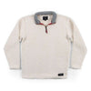 Appalachian Pile Pullover 1/4 Zip in White by Southern Marsh - Country Club Prep