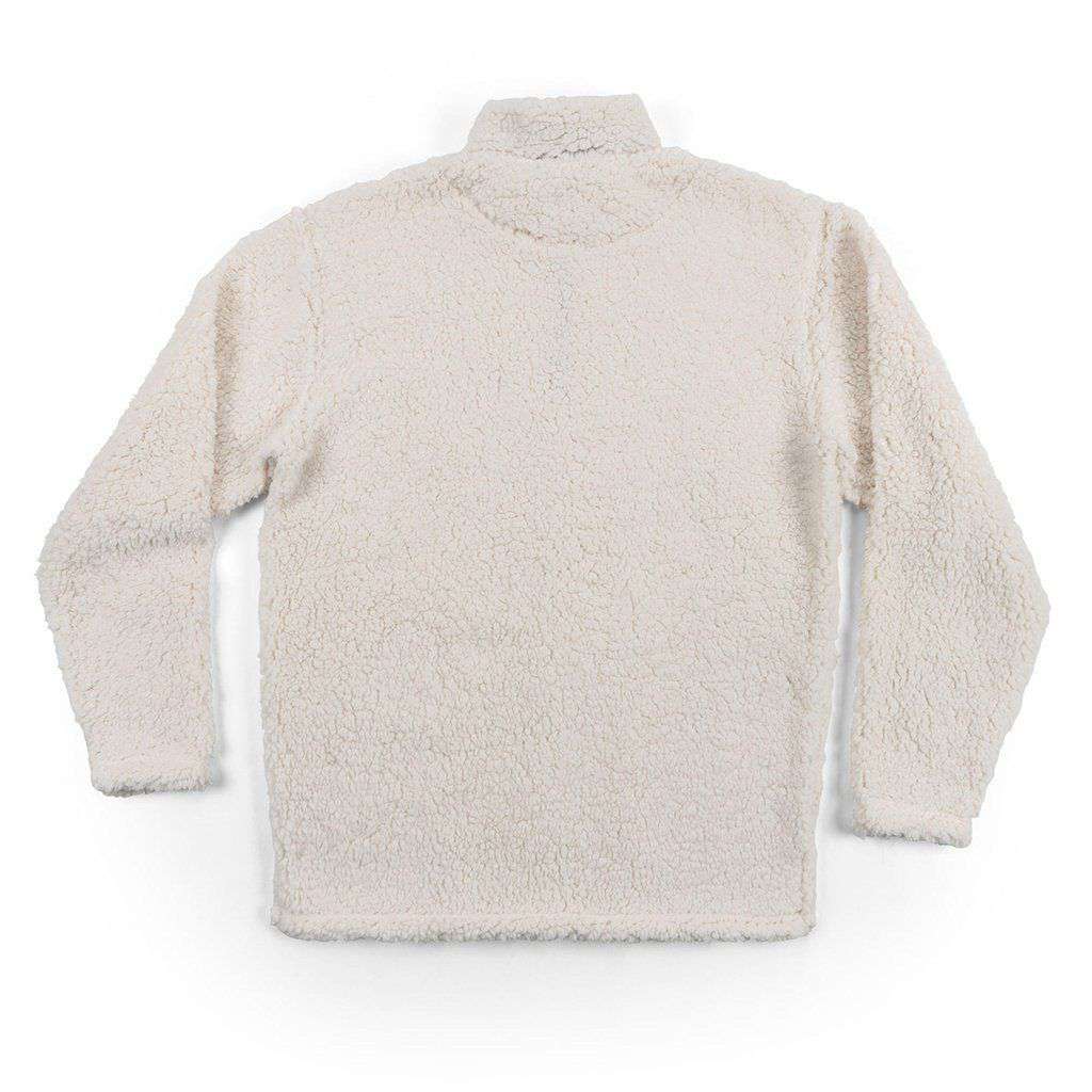 Southern Marsh Appalachian Pile Pullover 1 4 Zip in White Country Club Prep