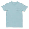 Branding Compass Tee in Washed Moss Blue by Southern Marsh - Country Club Prep