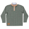 Cascade Herringbone Pullover in Dark Green by Southern Marsh - Country Club Prep
