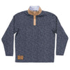 Cascade Herringbone Pullover in Washed Navy by Southern Marsh - Country Club Prep