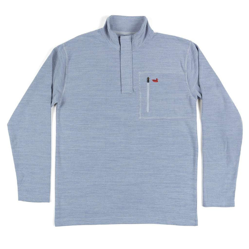 FieldTec™ Contour Pullover in Light Gray by Southern Marsh - Country Club Prep