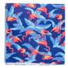 Flamingos Beach Towel in Slate by Southern Marsh - Country Club Prep