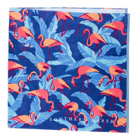 Flamingos Beach Towel in Slate by Southern Marsh - Country Club Prep