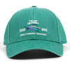 Gunnison Embroidered Hat in Washed Bimini Green by Southern Marsh - Country Club Prep