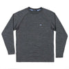 Hearth French Terry Long Sleeve Tee in Midnight Gray by Southern Marsh - Country Club Prep