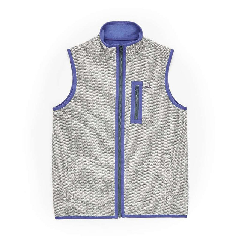 Highland Alpaca Vest in Light Gray by Southern Marsh - Country Club Prep