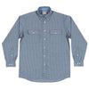 Leeward Textured Grit Shirt in Navy by Southern Marsh - Country Club Prep