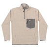 Lockhart Stretch Pullover in Burnt Taupe by Southern Marsh - Country Club Prep