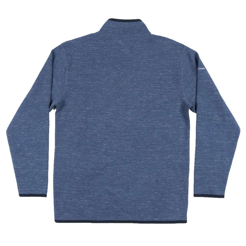 Lockhart Stretch Pullover in Washed Navy by Southern Marsh - Country Club Prep