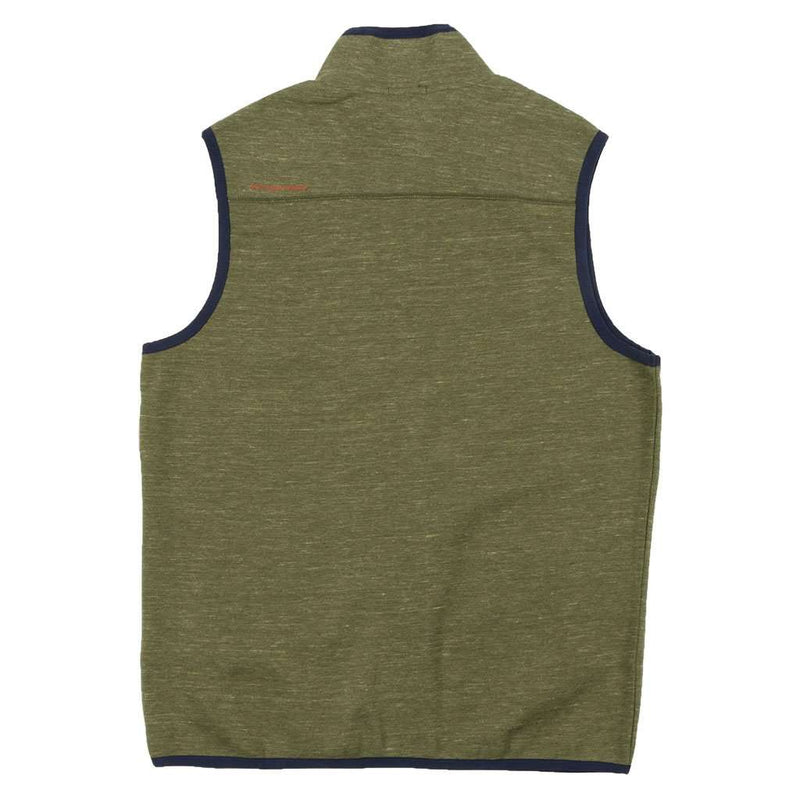 Lockhart Stretch Vest in Olive by Southern Marsh - Country Club Prep