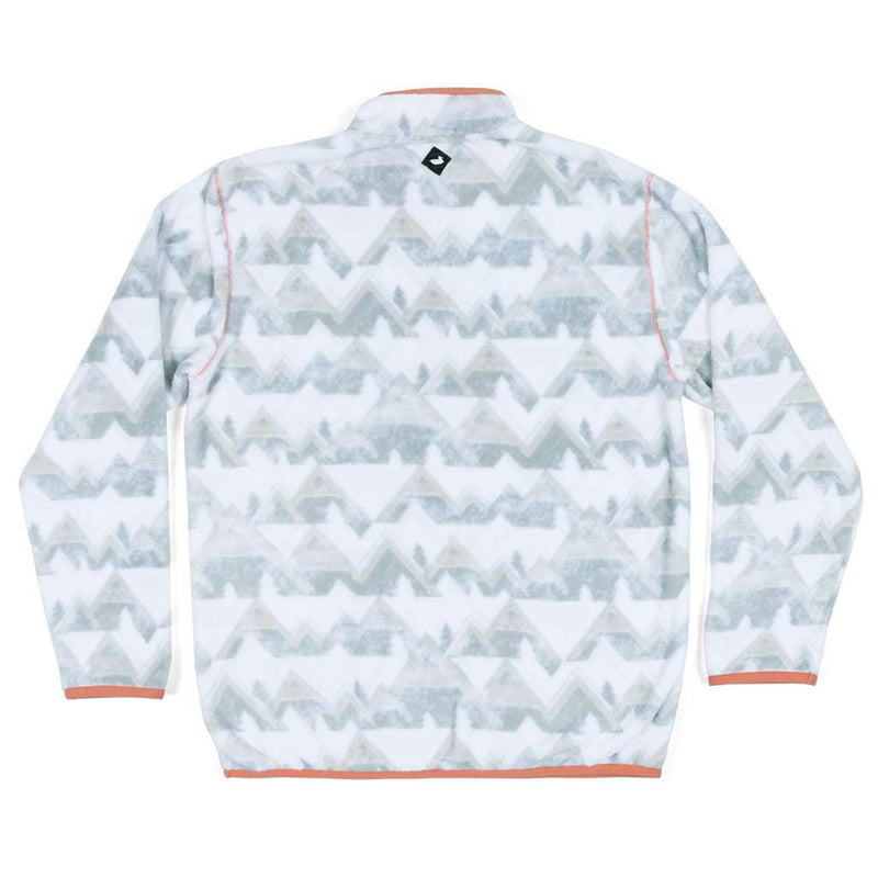 Southern Marsh North Basin Pullover in White & Gray – Country Club Prep