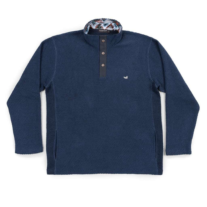 Pawleys Rope Pullover in Washed Navy by Southern Marsh - Country Club Prep
