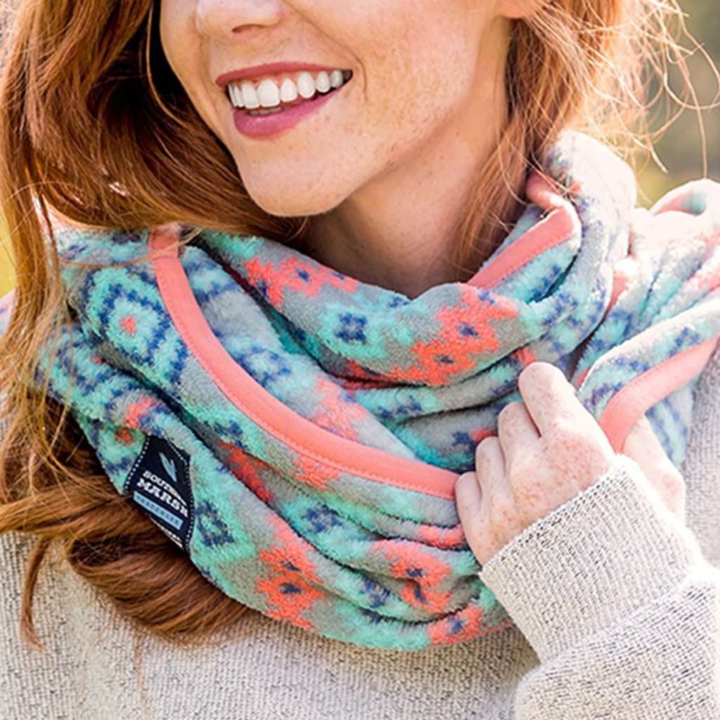 Pisgah Aztec Scarf in Sandstone by Southern Marsh - Country Club Prep