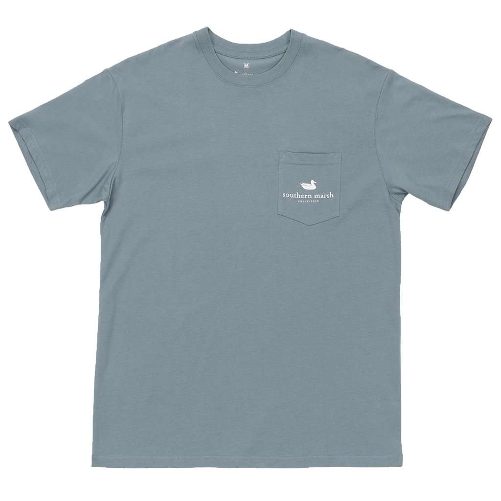 River Route Collection - Texas & Oklahoma Tee in Burnt Sage by Southern Marsh - Country Club Prep