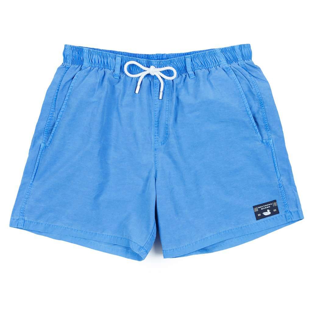 SEAWASH™ Shoals Swim Trunk in Breaker Blue by Southern Marsh - Country Club Prep