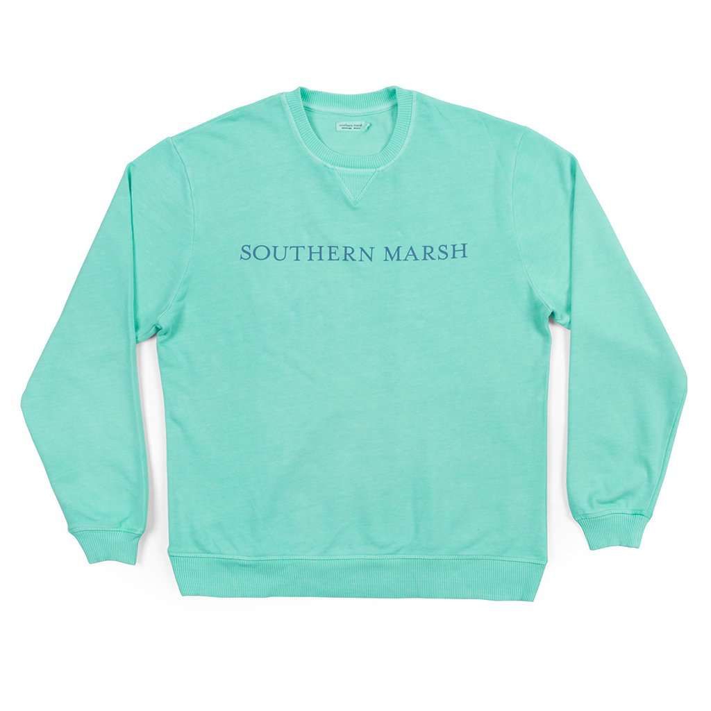 SEAWASH™ Sweatshirt in Antigua Blue by Southern Marsh - Country Club Prep