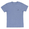 Southern Tradition Crest Tee in Washed Slate by Southern Marsh - Country Club Prep