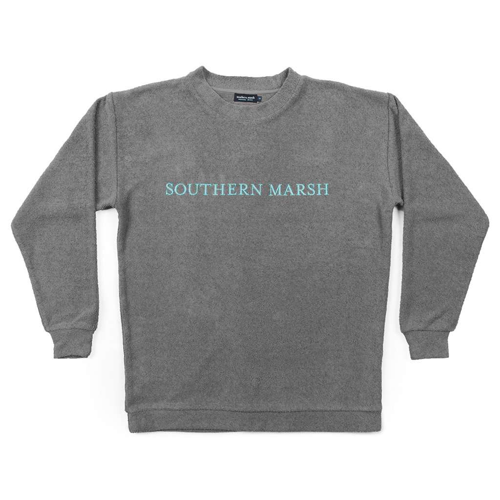 Sunday Morning Sweater in Burnt Taupe by Southern Marsh - Country Club Prep