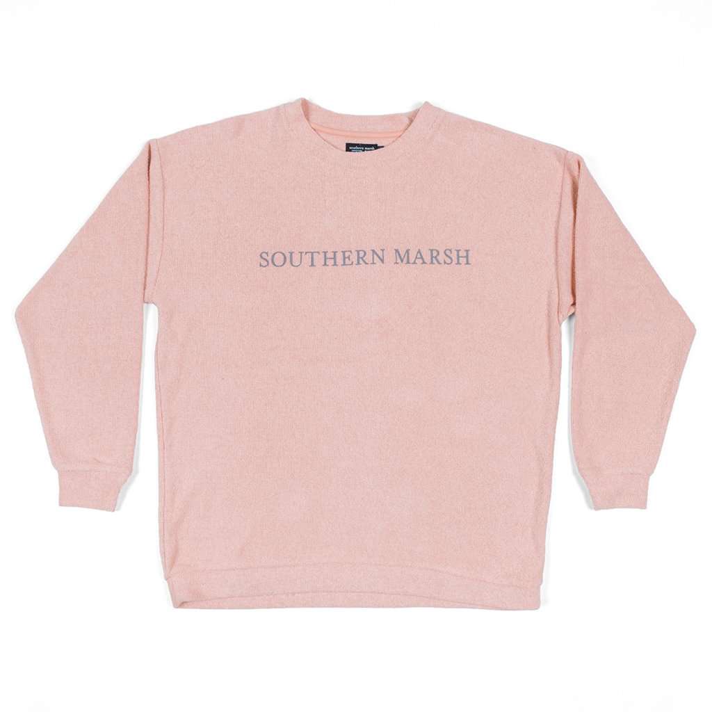 Sunday Morning Sweater in Camelia by Southern Marsh - Country Club Prep