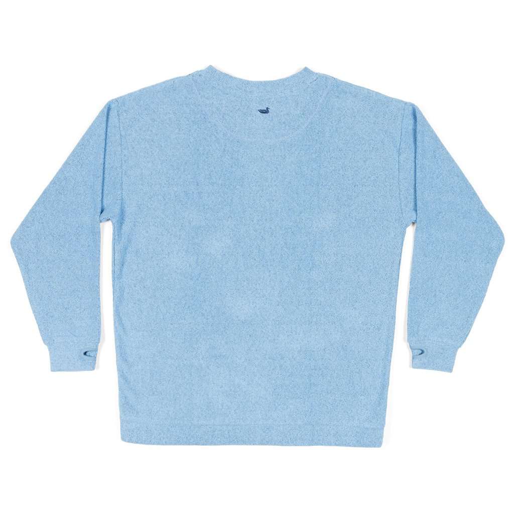 Sunday Morning Sweater in French Blue by Southern Marsh - Country Club Prep