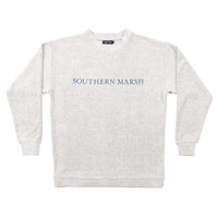 Sunday Morning Sweater in Oatmeal by Southern Marsh - Country Club Prep