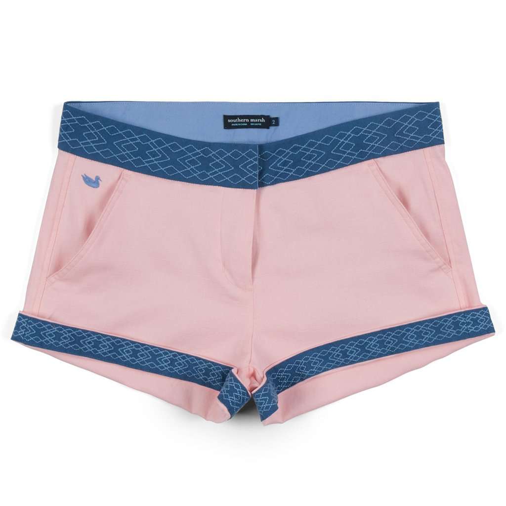 The Hannah Short in Camelia by Southern Marsh - Country Club Prep