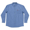 West End Performance Woven Dress Shirt in French Blue by Southern Marsh - Country Club Prep