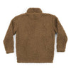 Youth Appalachian Pile Sherpa Pullover in Brown by Southern Marsh - Country Club Prep