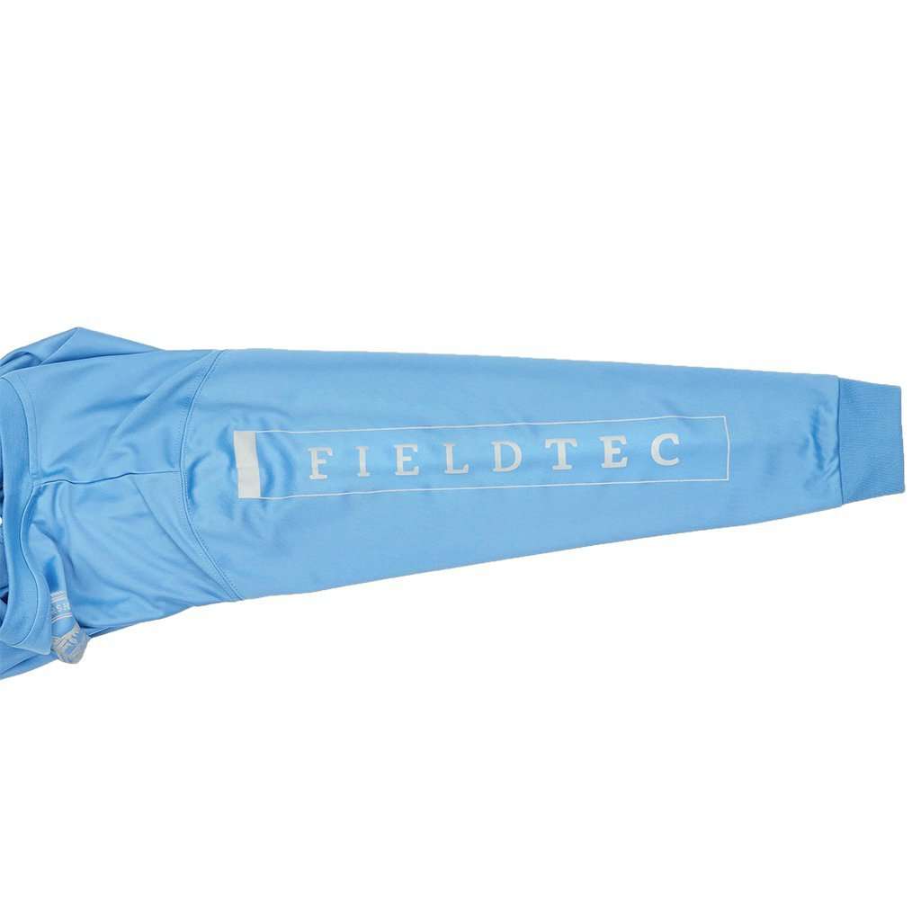 Youth FieldTec™ Fishing Team Long Sleeve Tee in Breaker Blue by Southern Marsh - Country Club Prep