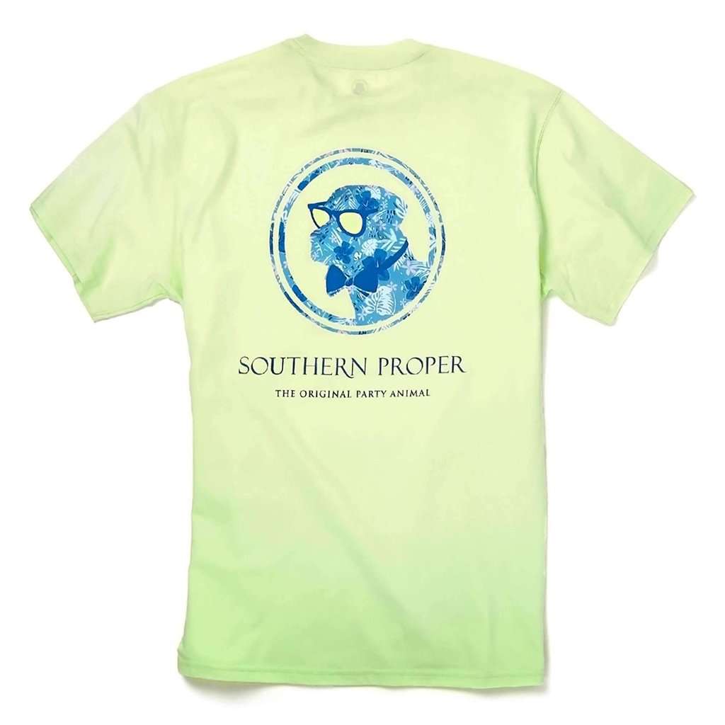 Island Dog Tee in Lime Cream by Southern Proper - Country Club Prep