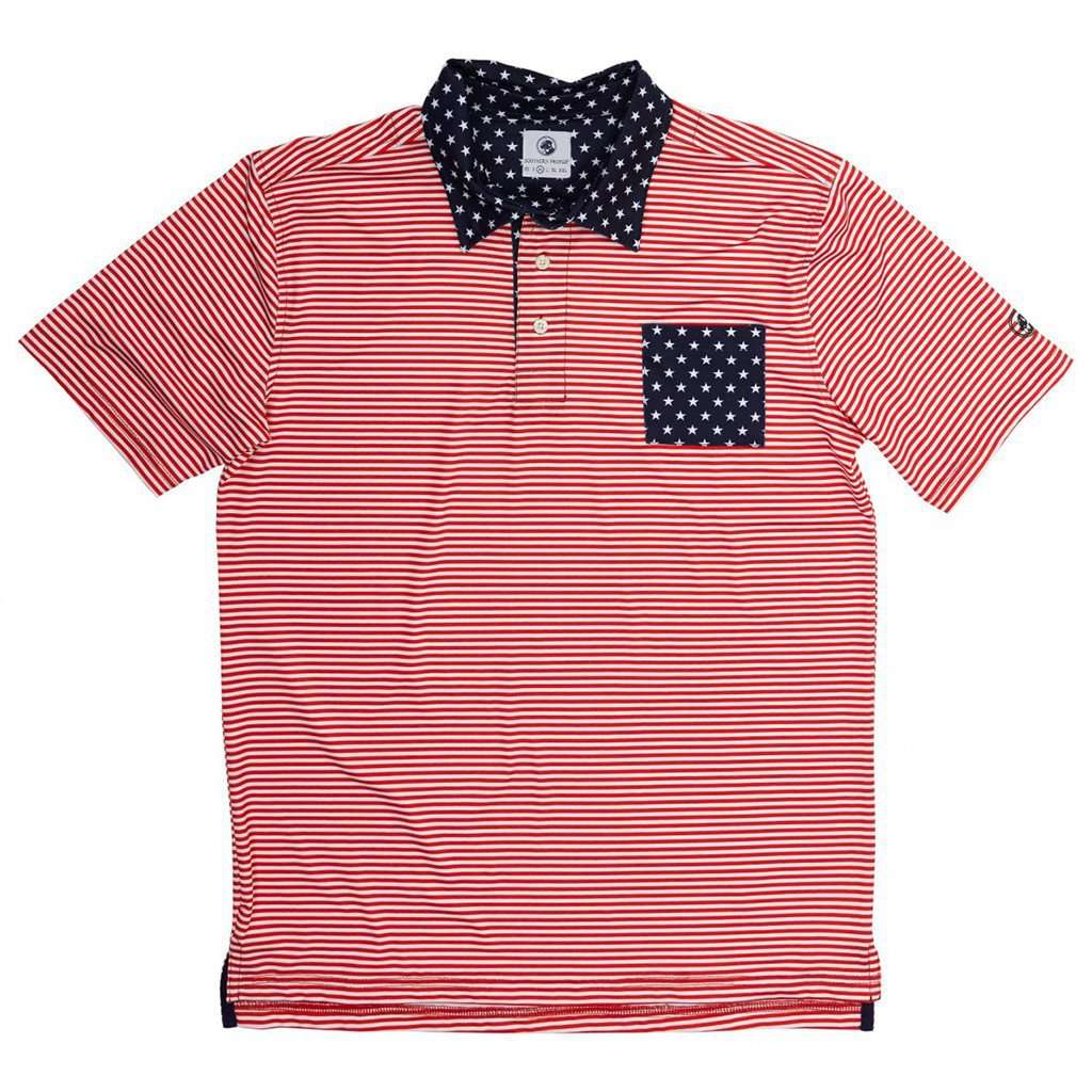 Old Glory Performance Polo by Southern Proper - Country Club Prep