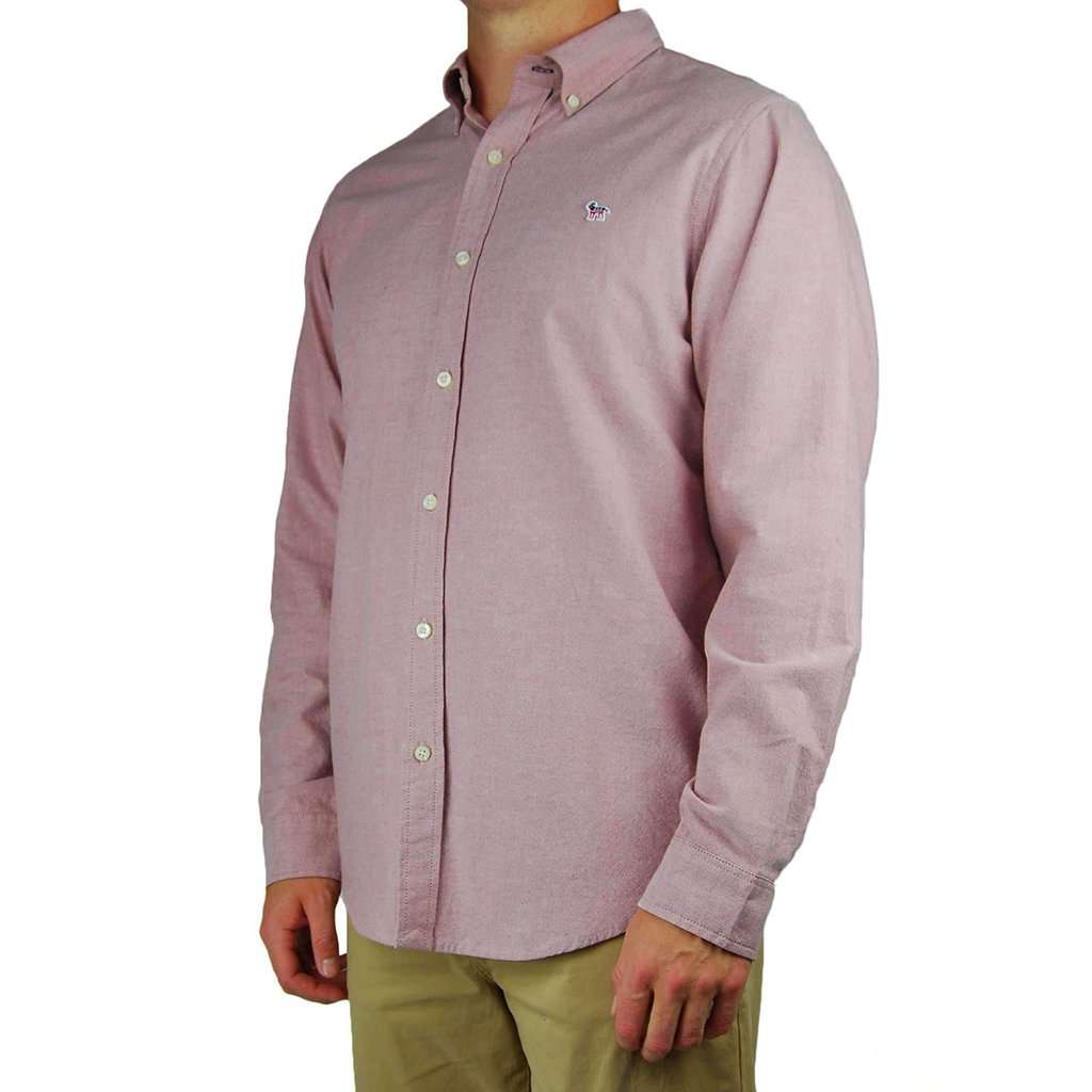 Party Animal Oxford in Dusty Cedar by Southern Proper - Country Club Prep