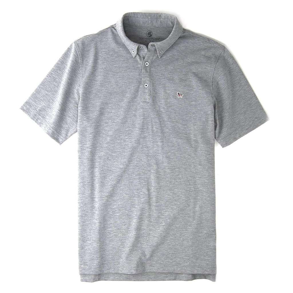 Party Animal Polo in Heather Grey by Southern Proper - Country Club Prep
