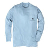 Southern Comforts Long Sleeve Tee in Dust Blue by Southern Proper - Country Club Prep