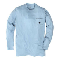 Southern Comforts Long Sleeve Tee in Dust Blue by Southern Proper - Country Club Prep