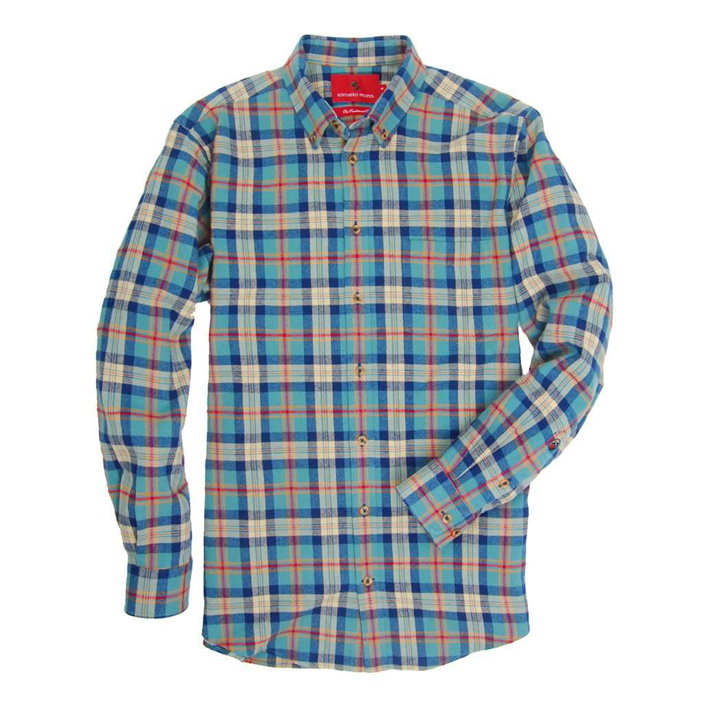 Southern Flannel in Burton Plaid by Southern Proper - Country Club Prep