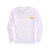 Southern Slam Series Rainbow Trout Long Sleeve Performance T-Shirt in Classic White by Southern Tide - Country Club Prep