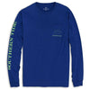 Astro Navigation Long Sleeve Tee Shirt in Blue Cove by Southern Tide - Country Club Prep