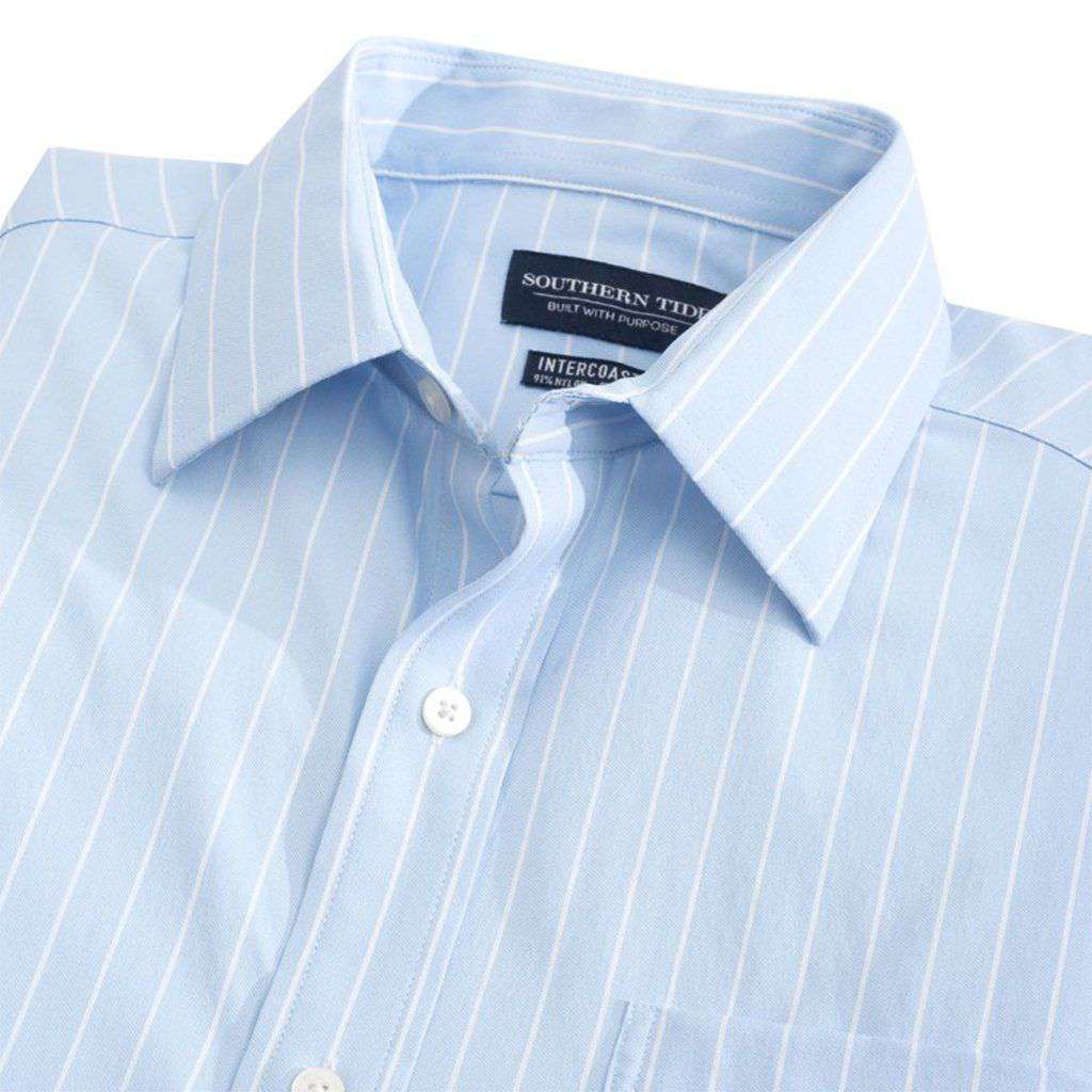 Backrush Stripe Brrrº Intercoastal Performance Shirt by Southern Tide - Country Club Prep