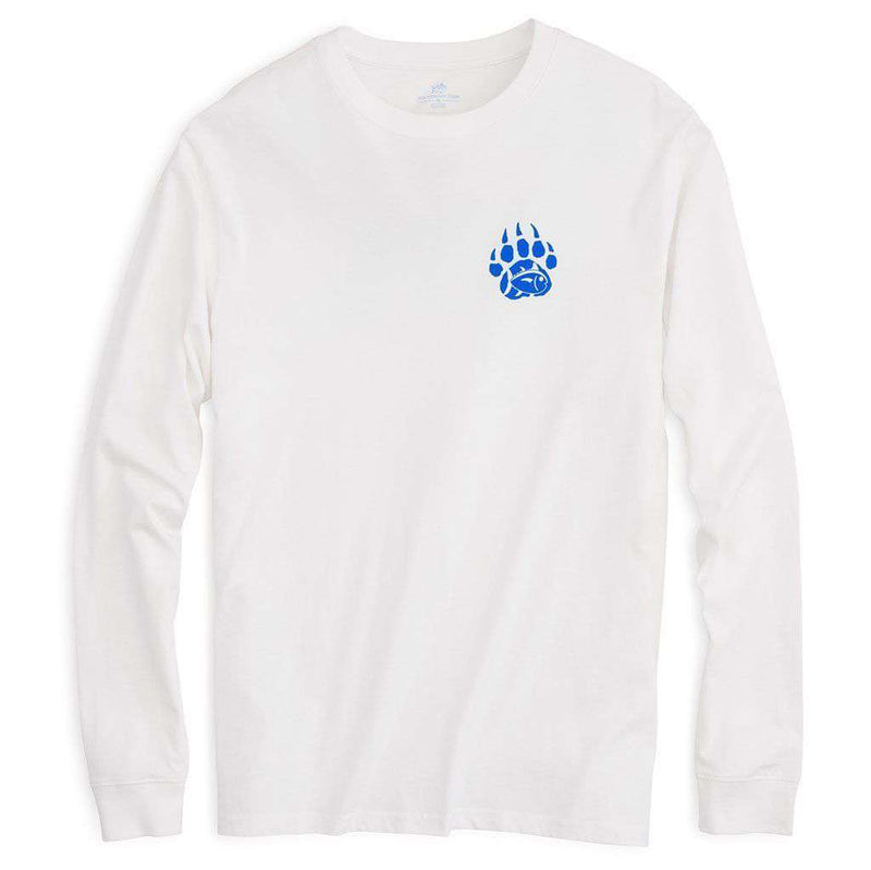 Blue Ridge Bear Long Sleeve Tee in White by Southern Tide - Country Club Prep