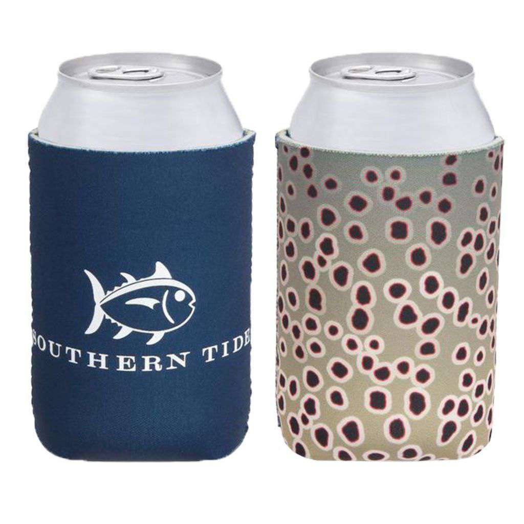 Brown Trout Fish Skin Magnetic Can Caddie by Southern Tide - Country Club Prep
