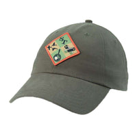 Campside Patch Waxed Hat in Dark Olive by Southern Tide - Country Club Prep